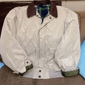 Jacket XL. Mid weight flannel lined bomber style
